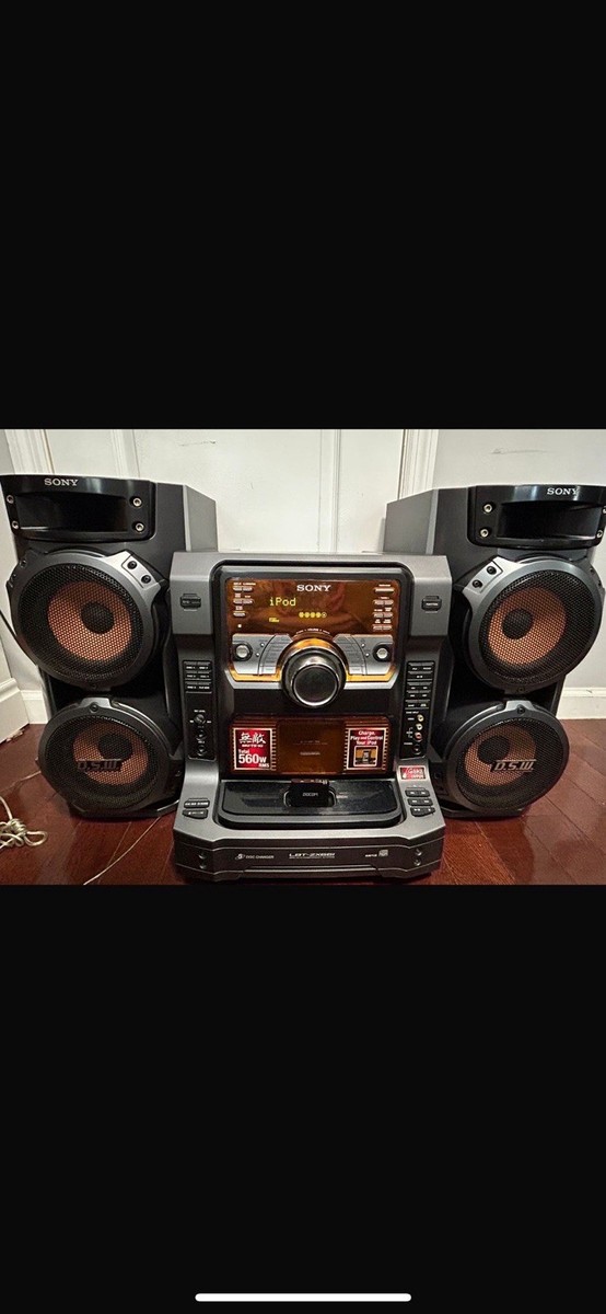Sony HCD-ZX66i Mini Hi-Fi Stereo System w/ SS-ZX66i Speakers