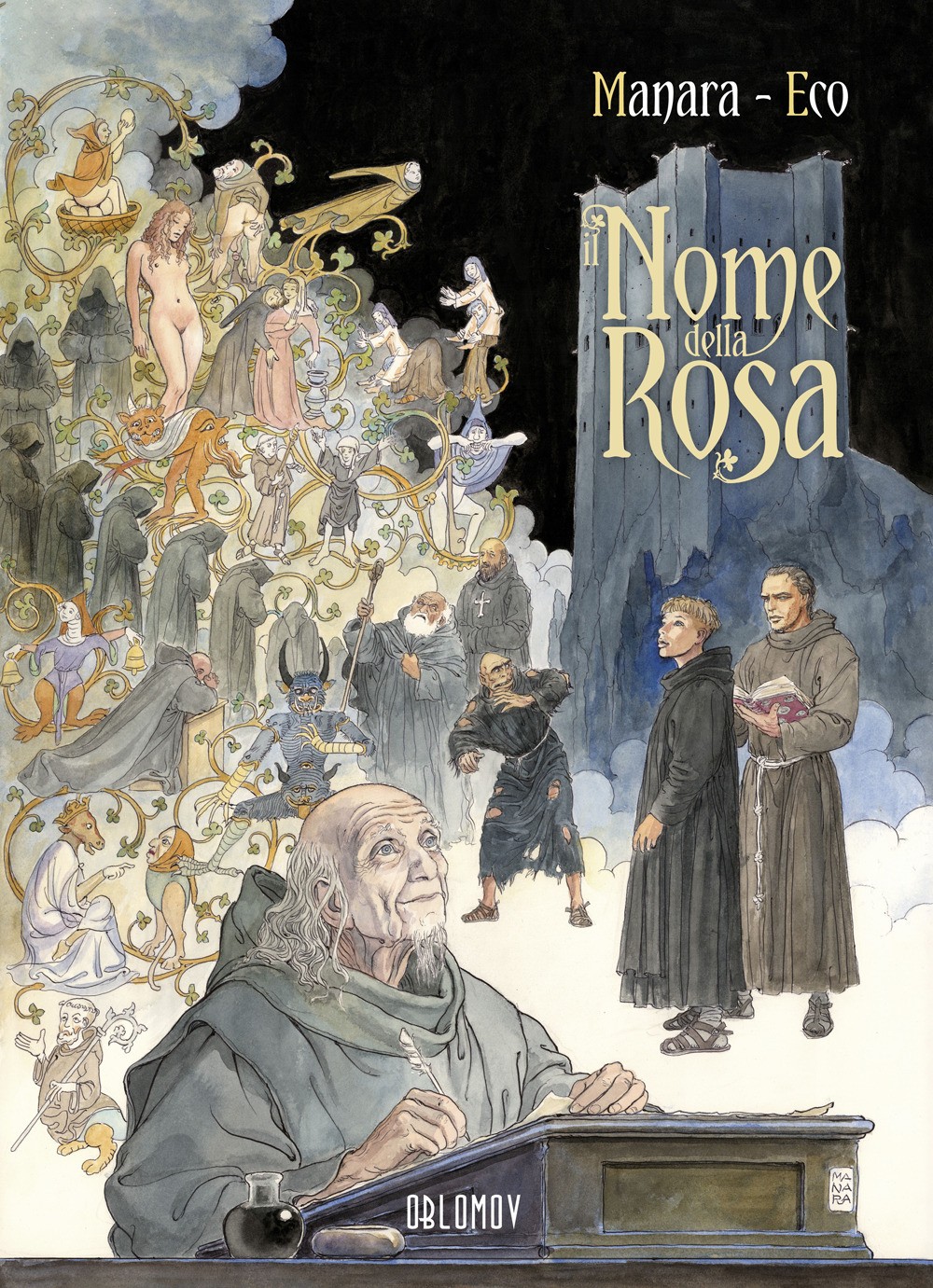 Libri Milo Manara / Umberto Eco - Il Nome Della Rosa - Immagine 4