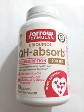 Jarrow Ubiquinol, QH-Absorb, 200 mg, 90 Softg...
