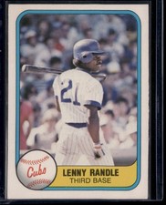 1981 Fleer #301 Lenny Randle