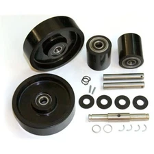 Dayton GWK-4YX97-CK 4YX97 Complete Wheel Kit for Manual Pallet Jack - Black