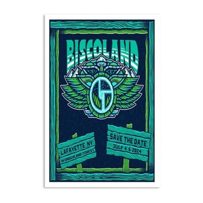 Bisco Land Lafayette July 4-6 2024 Festival Music Poster