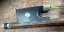 French violin bow 4/4 stamped N.LEMAIRE A PARIS