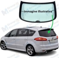 Ford S-Max 2006 - 2010 Heckscheibe Glas Motorhaube Hinten
