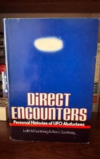 Direct Encounters UFO Abductees Judith & Alan Gansberg HC/DJ 1980 1st US Editio