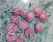 10 Plaster Umbrellas For Lawn Ornaments Crafting Or Art
