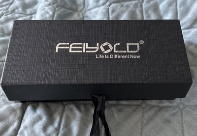 FEIYOLD Clear Glasses Blue light blocking 2 pair w/ cleaning cloths 5.5 inches