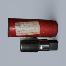 Cleveland Twist Drill Pipe Tap Made in the USA 965b hs gt m.h. 1 1/4-11 1/2 npt