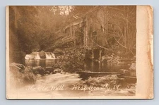 CT - WEST GRANBY CONNECTICUT 1910 FOOTE RPPC Postcard THE OLD MILL