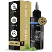 Peticare Anti-Parasiten Mittel FüR Katzen | Gegen Milben FlöHe Pilze | 100 Ml