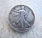 1943 Walking Liberty Half Dollar 90% Silver