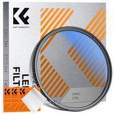 K&F CONCEPT Circular Polarizer CPL Lens Filter 62mm Slim