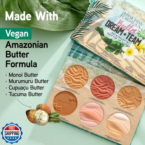 Physicians Formula Butter Dream Team Palette Makeup Gift Set, Bronzer, Blush, - Picture 5 of 5