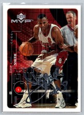 1999-00 Upper Deck MVP Basketball Silver Script #2 Steve Smith - VG - Hawks