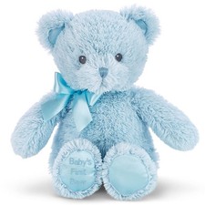 18" Teddy Bear Baby's First, Blue Large Stuffed Animal