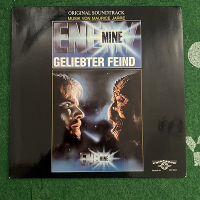OST LP Maurice Jarre Enemy Mine Geliebter Feind Autogramm by W. Peterson - NM