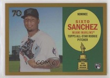 2021 Topps All-Star Rookie Cup Base Statue Gold Foil 28/50 Sixto Sanchez #32 0c2