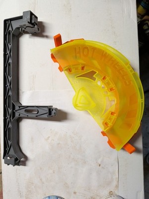 Hot Wheels Track Builder Vertical Launch  Parts: Double Loop Support & 180' Turn