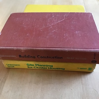 Building Construction Huntington & Site Planning Untermann Small Hardcover Illu 
