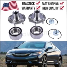 2x Front Wheel Hub Bearing Kits For 2013 2014-2017 Honda Accord 44600-T2F-A01