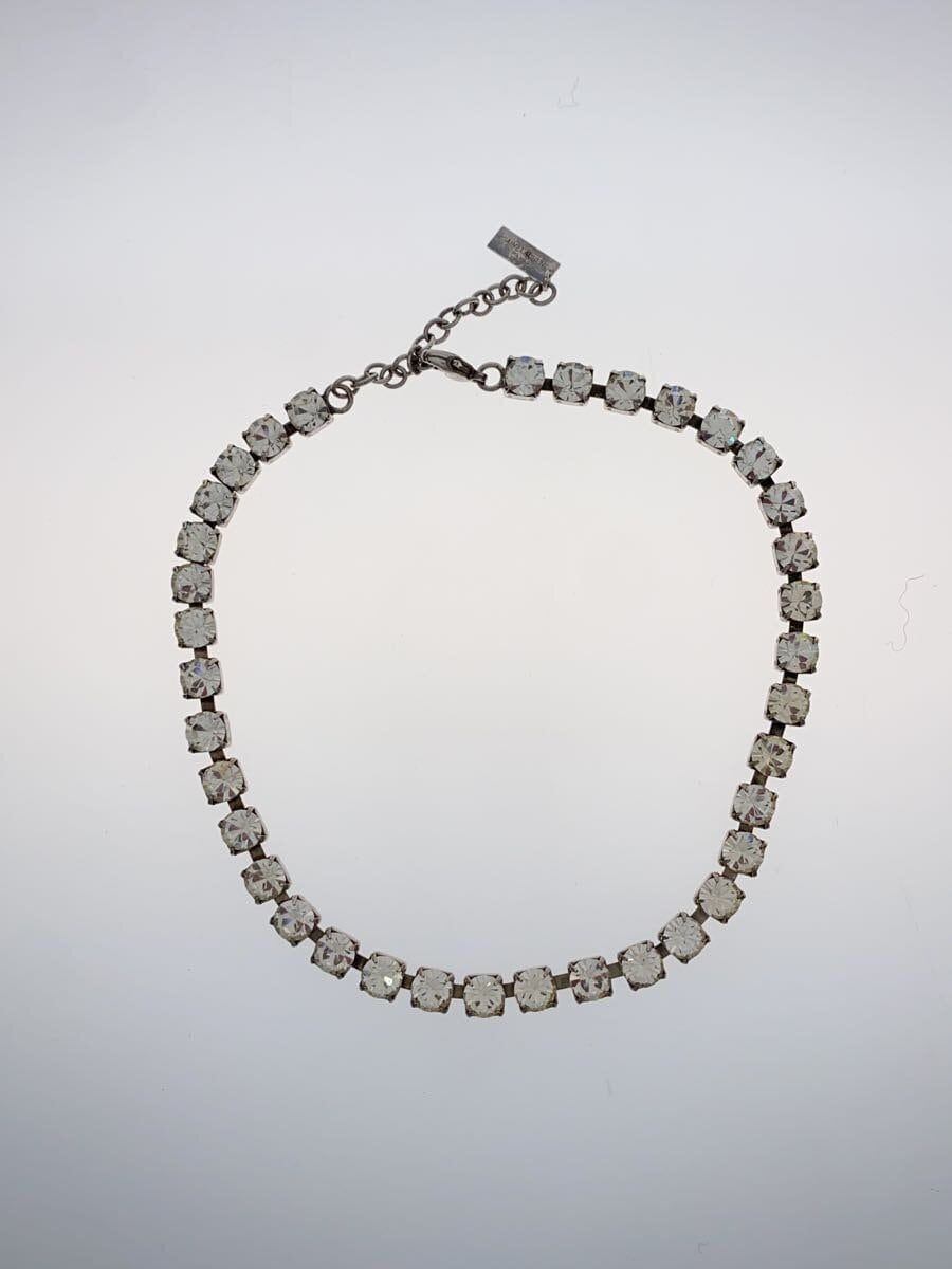 Collana SAINT LAURENT colore pietra SLV con top donna 671669 Y1526 usata