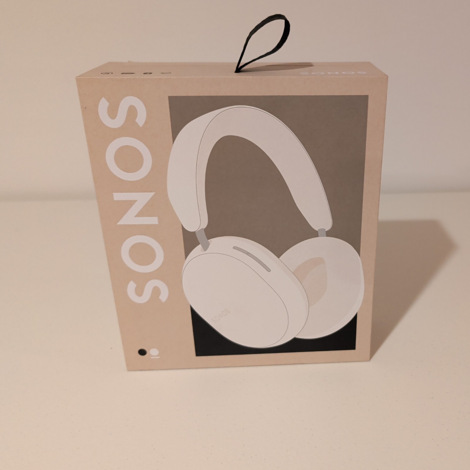 Sonos Ace Soft White Noise Cancelling - Wireless Over Ear Headphones