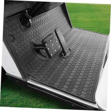 EZGO TXT Golf Cart Full Coverage Floor Liner Mat, fits EZGO TXT All Black