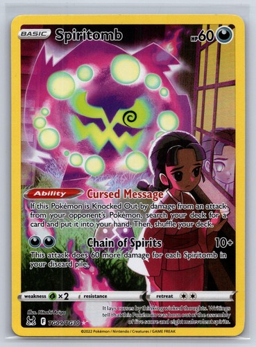 Spiritomb TG09/TG30 Lost Origin Trainer Gallery Holo Pokemon