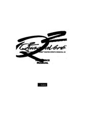 Alesis Quadraverb 2 Manuale Di Istruzioni In Inglese