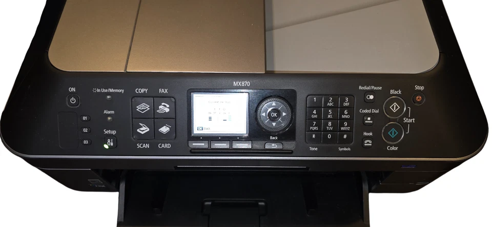 Canon PIXMA MX870 WLAN All-in-One Drucker - vollständig getestet - Top Zustand - Bild 4 von 4