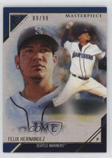 2017 Topps Gallery Masterpieces Blue 9/99 Felix Hernandez #MP-17 0q3