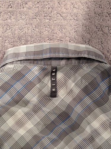 Sitka Button Up Casual Short Sleeve Shirt Large Excellent Free Ship! - Picture 7 of 7