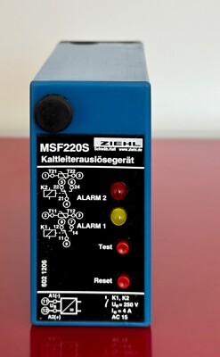 ZIEHL MSF220S - Kaltleiterauslösegerät T 221580 - AC 220 - 240V - neu in OVP.