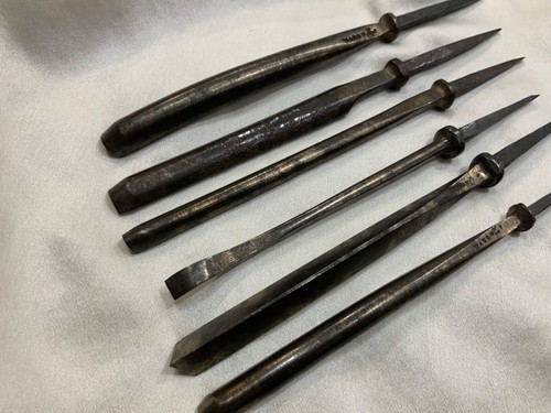 Rare Antique Ward & Payne Carving Chisels Set – England - Picture 10 of 11