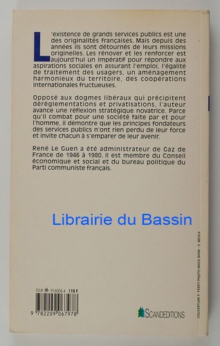 Services publics Une réponse pour l'avenir René Le Guen 1993 - Imagen 2 de 4
