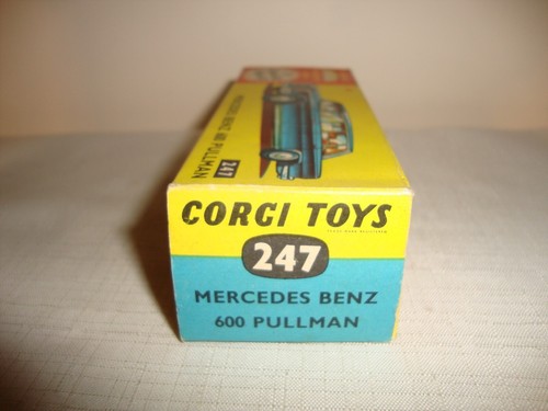 Original CORGI TOYS 247 MERCEDES BENZ 600 PULLMAN - VN MINT in original BOX - Picture 11 of 12