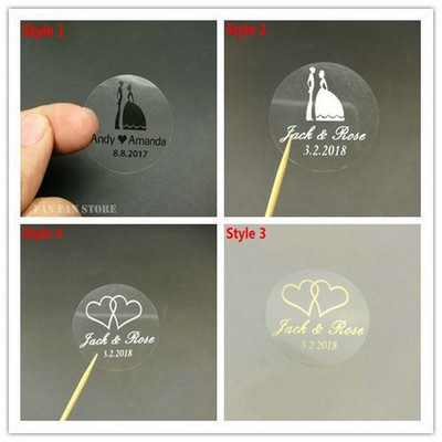 clear custom stickers