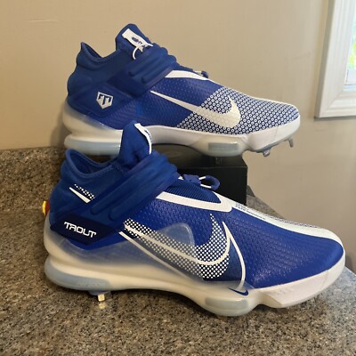 ✅ Nike Force‎ Zoom Trout 7 Baseball Cleats CI3134-402 Royal Blue White Size 13.5 Nike Force Zoom Mike Trout 7 Baseball Cleats CI3134-402  main image 2
