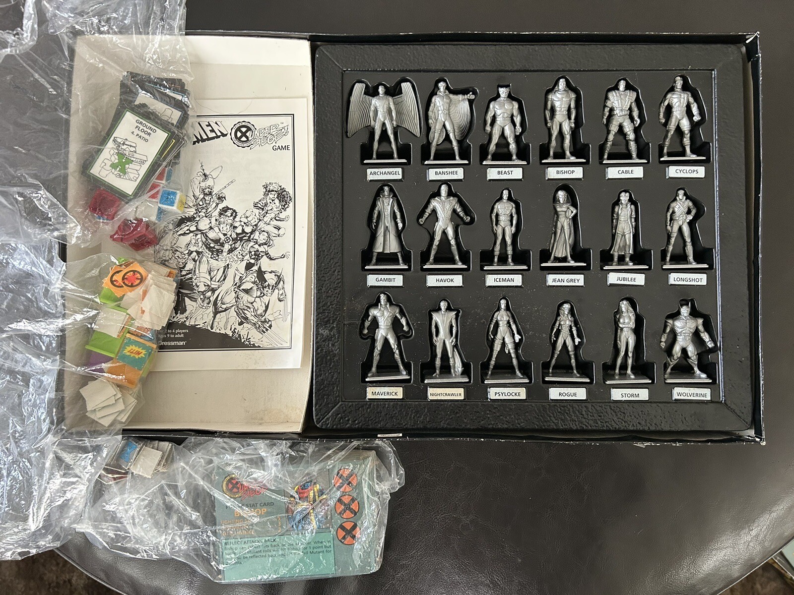 1994 Marvel Comics X-Men Under Siege Board Game By Pressman