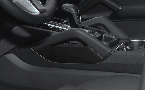 Apto para Porsche Cayenne 2018-2022 negro consola central caja de almacenamiento 4 piezas - Imagen 5 de 9