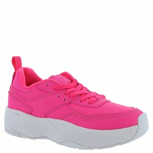 tenis dc rosa plataforma