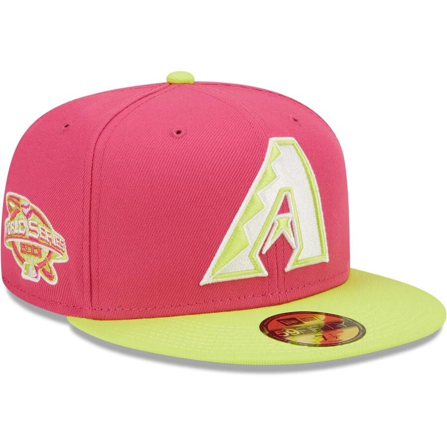 Arizona Diamondbacks Pink Undervisor Fitted New Era Arizona