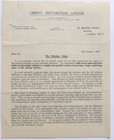 The Palestine Crisis By Arthur Rogers - Liberty Restoration League London 1946