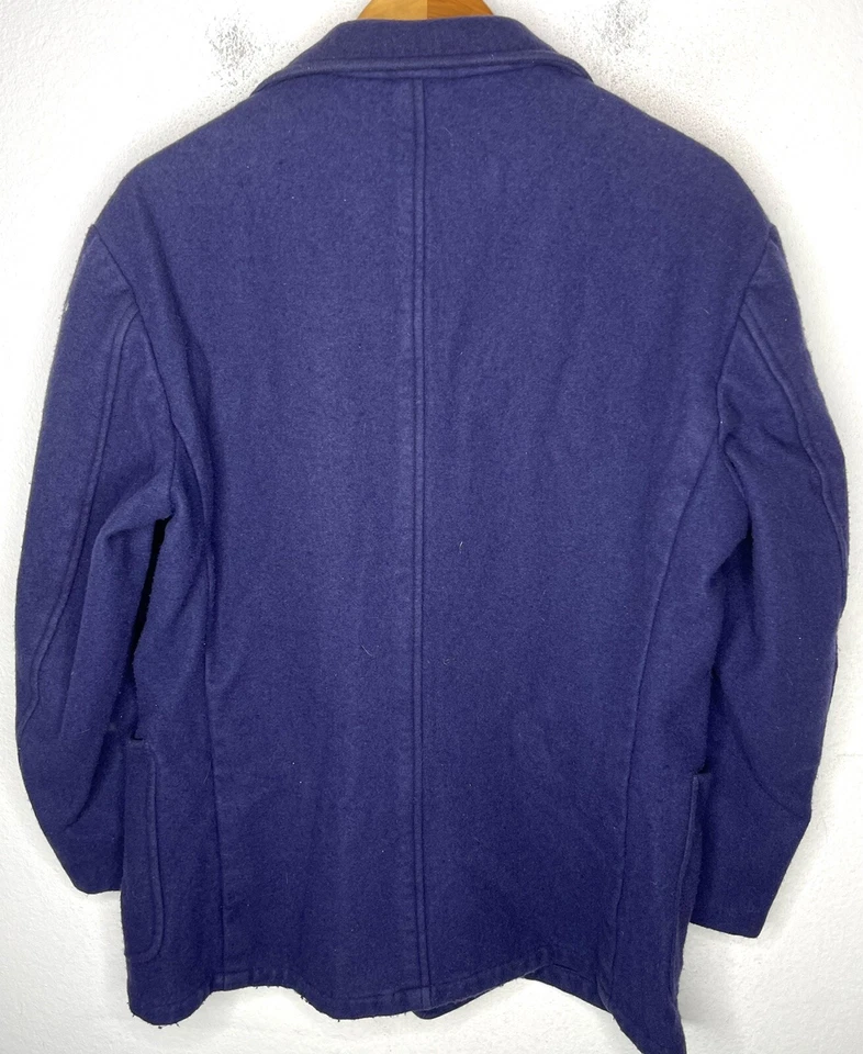 Polo Ralph Lauren Small Cashmere Military Blazer Jacket Crest RRL Navy Blue 42 - Image 3 of 4