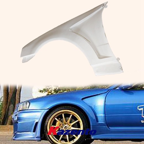 (USA Stock) Front Fender For Nissan Skyline R34 GTR Do Style Fiber Glass - Picture 2 of 8