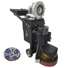 220V Concrete Floor Grinder with 4 Heads Chas...