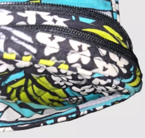 Vera Bradley Island Blooms Crossbody Bag verstellbarer Riemen umwandelbar in Gürteltasche - Bild 3 von 4