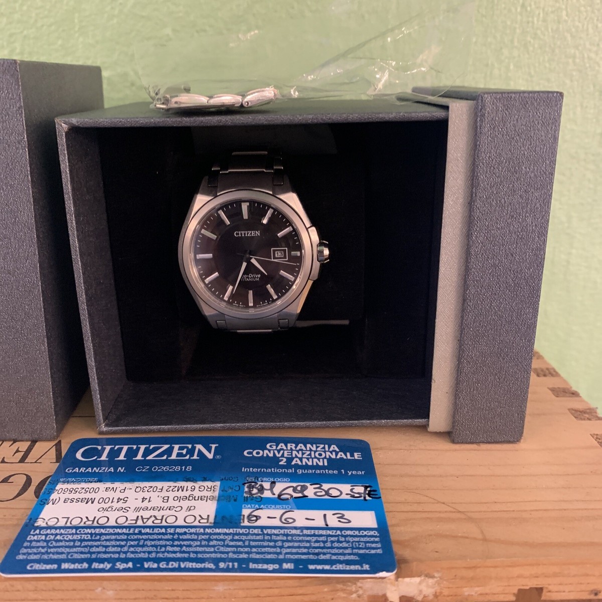 OROLOGIO DA UOMO TITANIO CITIZEN Eco-Drive BM 6930 -57e