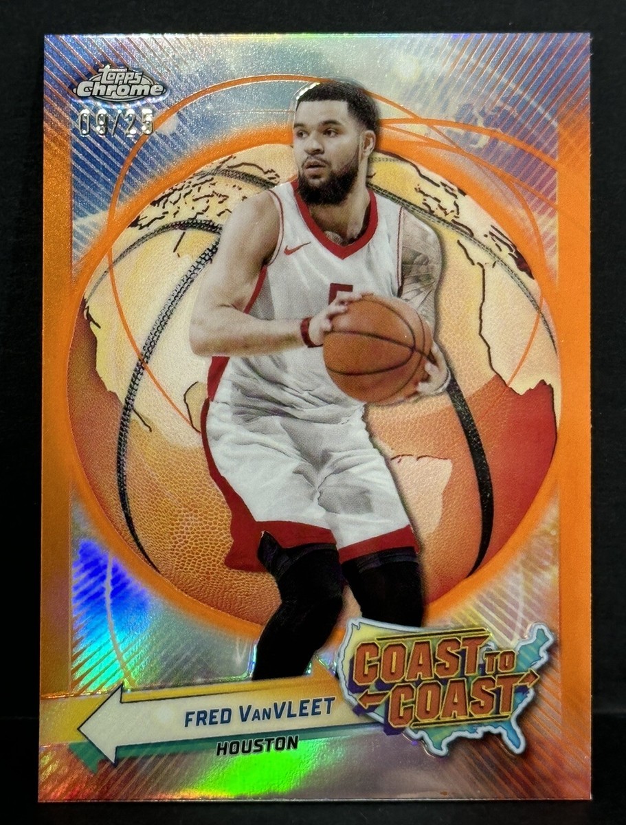 2024 Topps Chrome Basketball Fred VanVleet Coast To Coast Orange