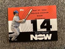 2007 Topps Generation Now Insert #GN160 Mets David Wright Baseball Card